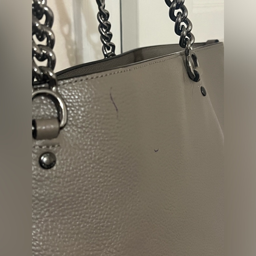 Coach Sophia Tote Pebbled Leather Gunmetal Hardware - Picture 9 of 12